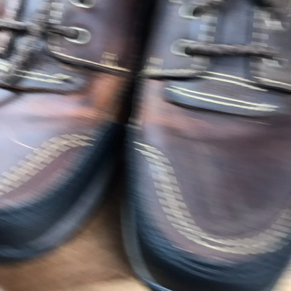 Ariat ATS Terrian Hiking Boots Mens 9.5B Brown Leather Outdoor Work Shoes